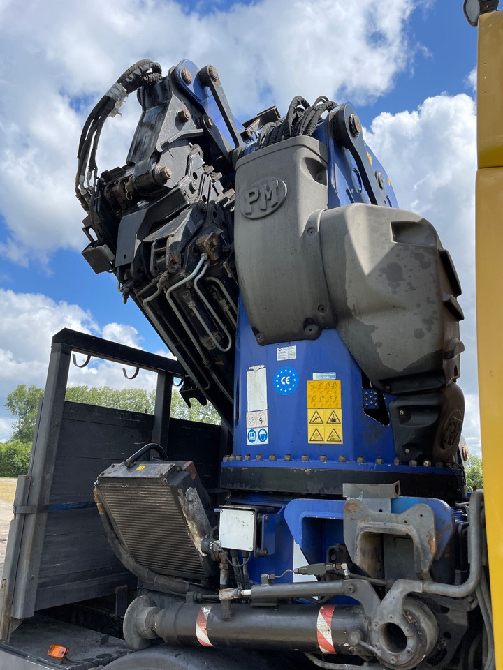 Kraanaga veoauto DAF CF 85.410 PM 80 crane laadkraan met jib en frontstempels: pilt 11