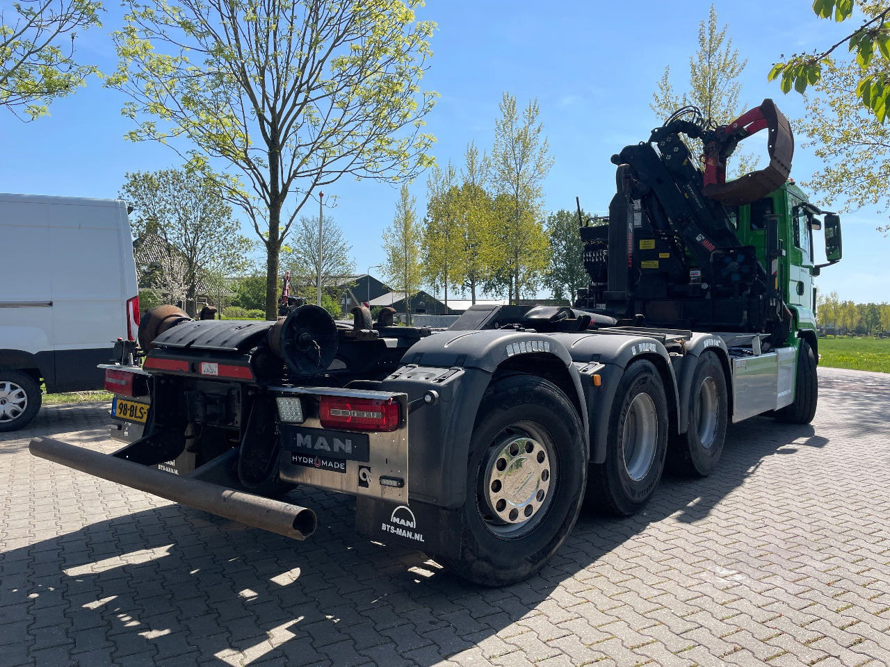 MAN TGS 35.420 met hiab 19tm Z kraan en 26t haakarm, bouwjaar 2018 - Konteinerveduk/ Tõstukiga veoauto, Kraanaga veoauto: pilt 4 MAN TGS 35.420 met hiab 19tm Z kraan en 26t haakarm, bouwjaar 2018 - Konteinerveduk/ Tõstukiga veoauto, Kraanaga veoauto: pilt 4