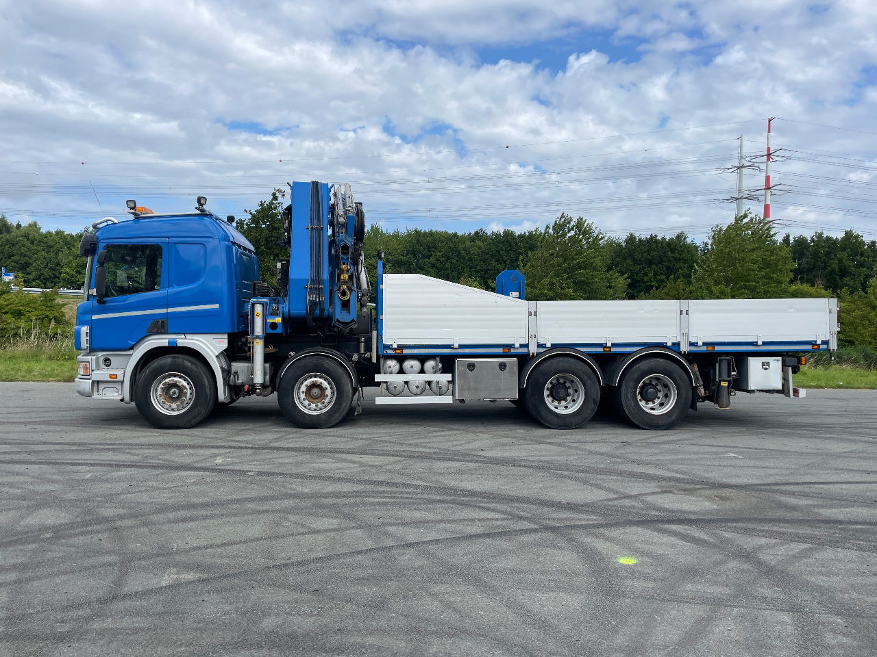 Scania P124-400 124 with hiab 550 crane with jib, excellent condition - Kraanaga veoauto: pilt 5 Scania P124-400 124 with hiab 550 crane with jib, excellent condition - Kraanaga veoauto: pilt 5