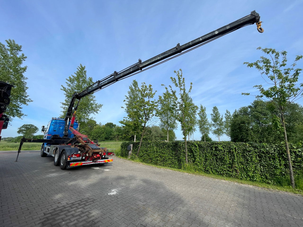 Konteinerveduk/ Tõstukiga veoauto, Kraanaga veoauto Scania R480: pilt 7