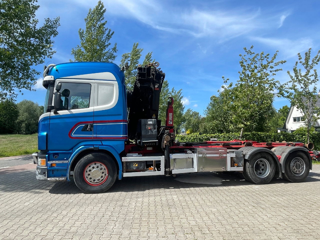 Scania R480 with hiab hookloader and hiab 262 EP5 with remote crane 2019 - Konteinerveduk/ Tõstukiga veoauto, Kraanaga veoauto: pilt 2 Scania R480 with hiab hookloader and hiab 262 EP5 with remote crane 2019 - Konteinerveduk/ Tõstukiga veoauto, Kraanaga veoauto: pilt 2