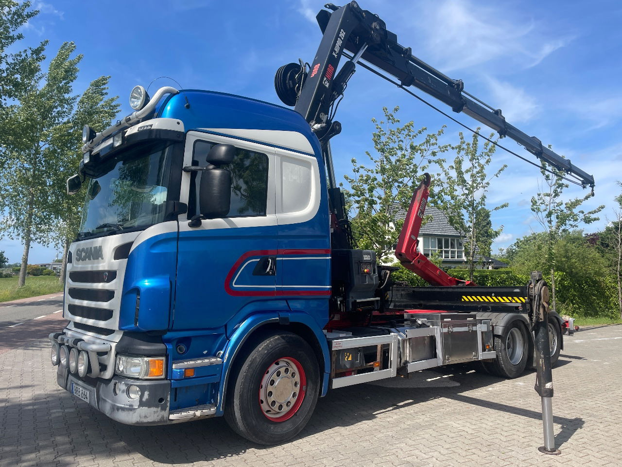 Scania R480 with hiab hookloader and hiab 262 EP5 with remote crane 2019 - Konteinerveduk/ Tõstukiga veoauto, Kraanaga veoauto: pilt 5 Scania R480 with hiab hookloader and hiab 262 EP5 with remote crane 2019 - Konteinerveduk/ Tõstukiga veoauto, Kraanaga veoauto: pilt 5