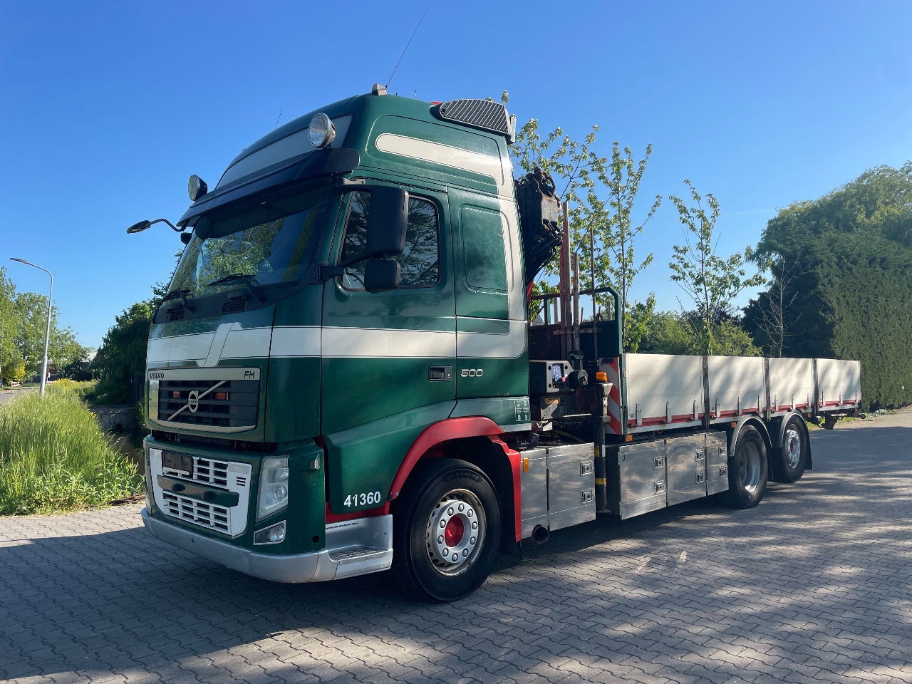 Volvo FH 13.500 HMF 2420 K5 crane, winch, and extendable deck - Kraanaga veoauto: pilt 2 Volvo FH 13.500 HMF 2420 K5 crane, winch, and extendable deck - Kraanaga veoauto: pilt 2