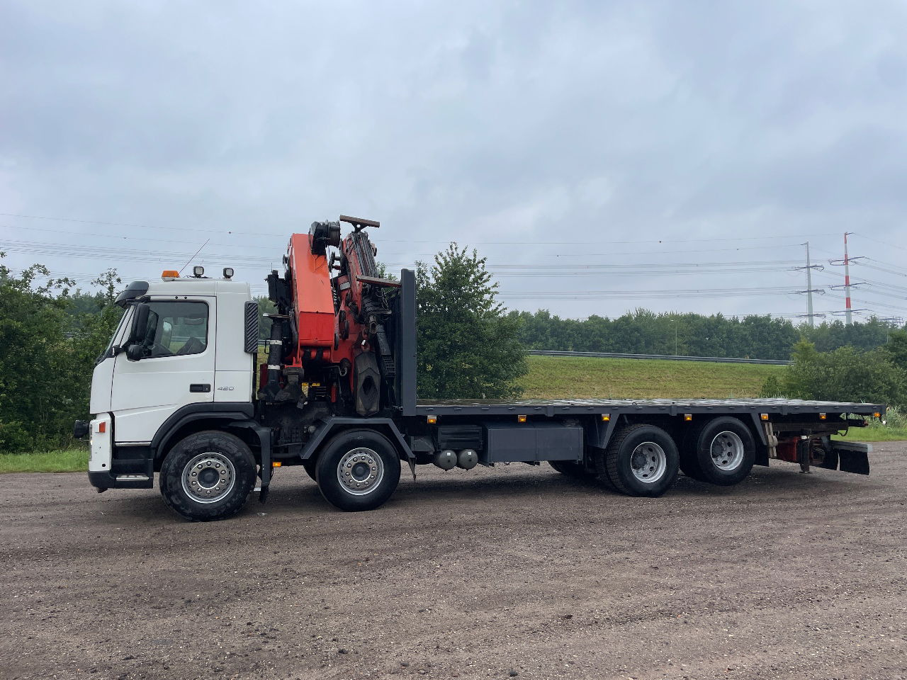 Volvo FM 12.420 with palfinger PK56002 with jib and winch, excellent condition - Kraanaga veoauto: pilt 4 Volvo FM 12.420 with palfinger PK56002 with jib and winch, excellent condition - Kraanaga veoauto: pilt 4