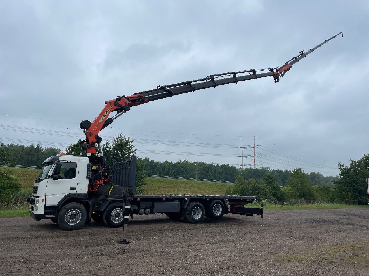 Volvo FM 12.420 with palfinger PK56002 with jib and winch, excellent condition - Kraanaga veoauto: pilt 2 Volvo FM 12.420 with palfinger PK56002 with jib and winch, excellent condition - Kraanaga veoauto: pilt 2