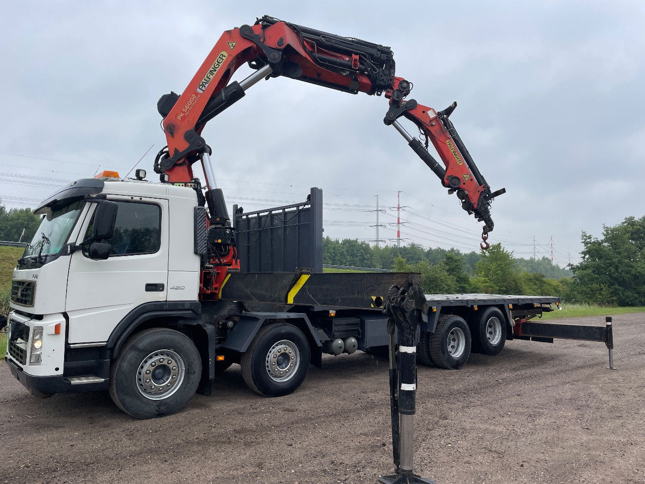 Volvo FM 12.420 with palfinger PK56002 with jib and winch, excellent condition - Kraanaga veoauto: pilt 1 Volvo FM 12.420 with palfinger PK56002 with jib and winch, excellent condition - Kraanaga veoauto: pilt 1