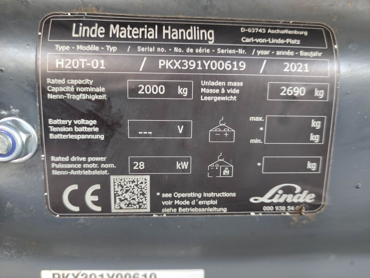 Kahveltõstuk Linde H20T-01-391 EVO: pilt 7