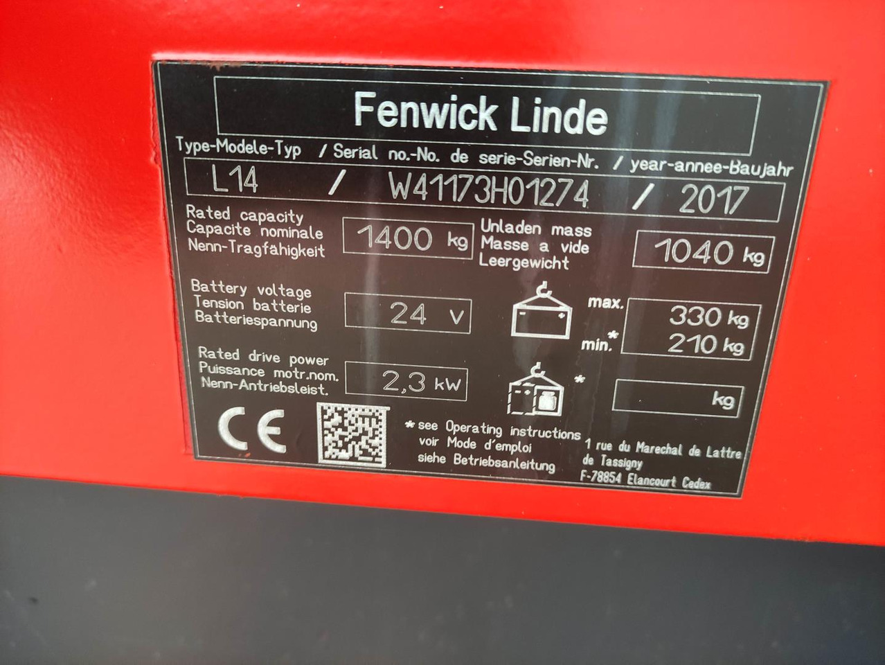 Linde L14-1173 (LACK NEU) - Virnastaja: pilt 5 Linde L14-1173 (LACK NEU) - Virnastaja: pilt 5