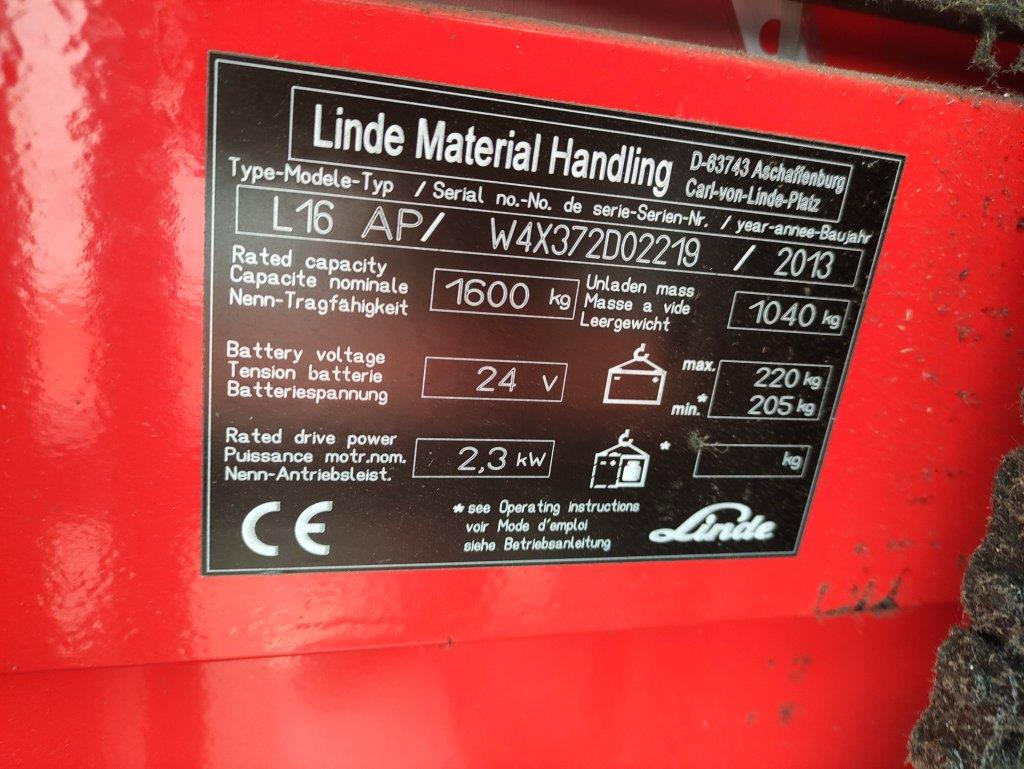 Linde L16-372-APi - Virnastaja: pilt 5 Linde L16-372-APi - Virnastaja: pilt 5