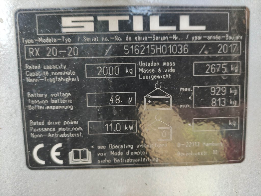 Elektritõstuk Still RX20-20: pilt 6