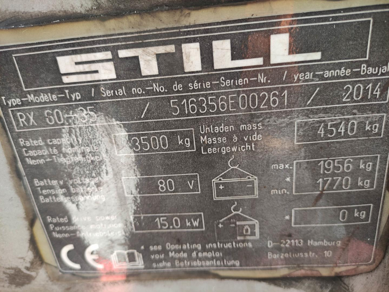 Elektritõstuk Still RX60-35: pilt 6 Elektritõstuk Still RX60-35: pilt 6