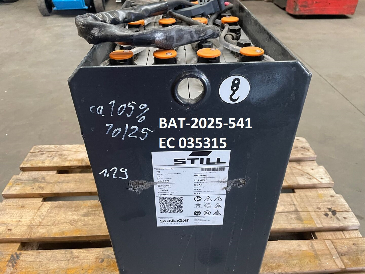 Sunlight I 24 Volt I 3 PzS 375 - Aku - Materjali käitlemise seade: pilt 5 Sunlight I 24 Volt I 3 PzS 375 - Aku - Materjali käitlemise seade: pilt 5