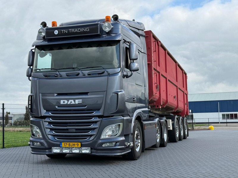 DAF XF 510 FTG HANDGESCHAKELD, COMPLEET, KIEPCHASSIS, 30FT CONTAINER. - Sadulveok: pilt 2 DAF XF 510 FTG HANDGESCHAKELD, COMPLEET, KIEPCHASSIS, 30FT CONTAINER. - Sadulveok: pilt 2