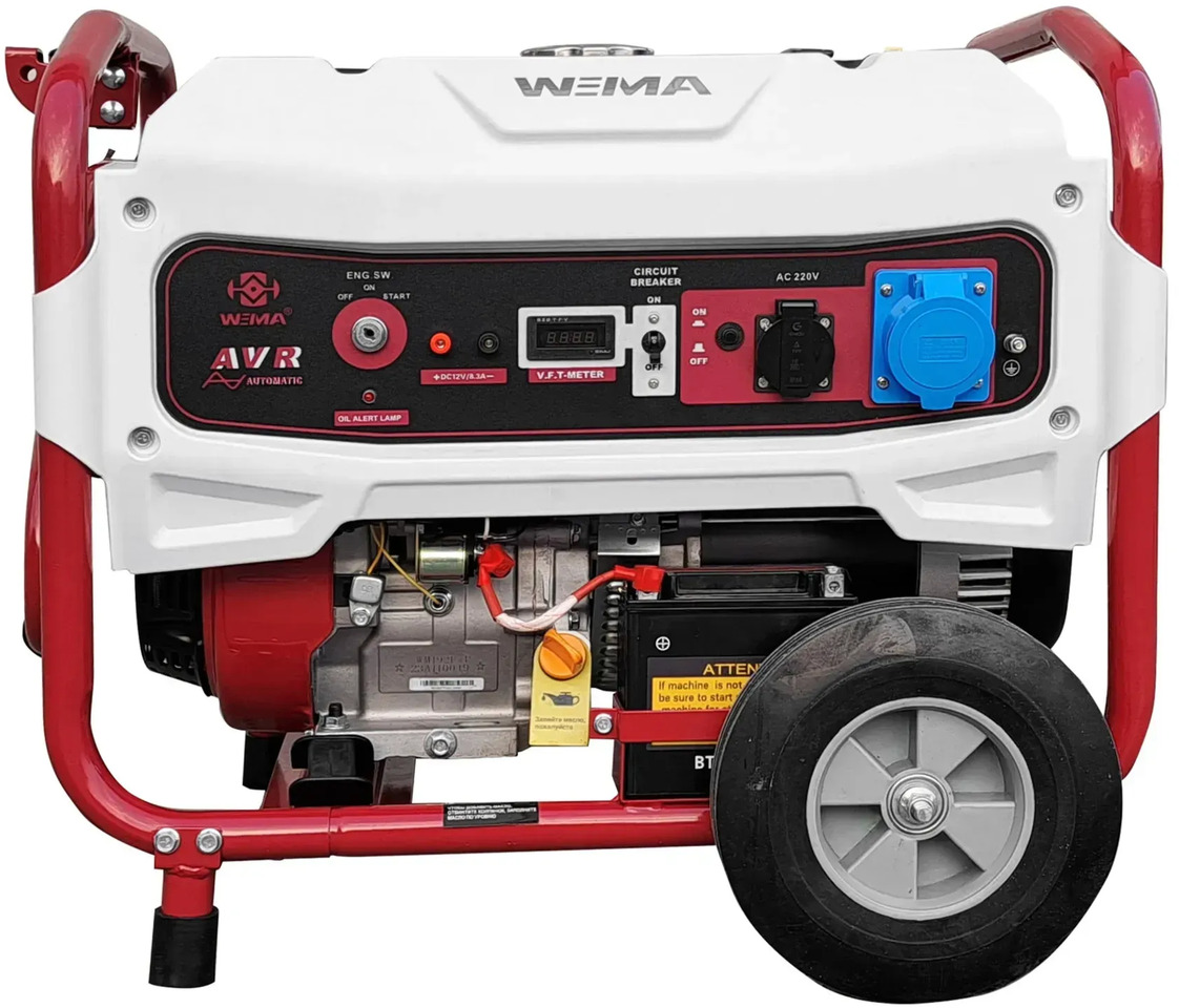 Uus Generaatorikomplekt Agregat prądotwórczy Generator Weima WM8500E: pilt 1