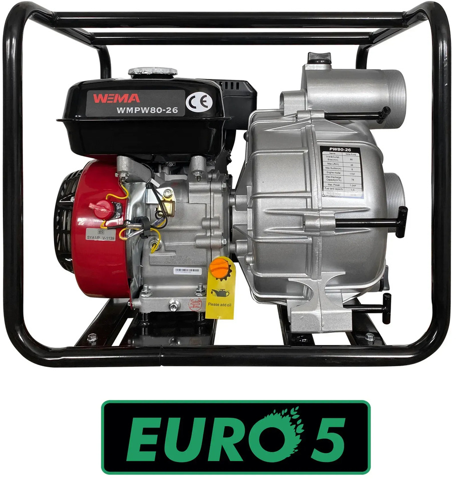 Motopompa WEIMA 80-26 78000L/h 7KM DO BRUDNEY WODY SPALINOWA - Veepump: pilt 1 Motopompa WEIMA 80-26 78000L/h 7KM DO BRUDNEY WODY SPALINOWA - Veepump: pilt 1
