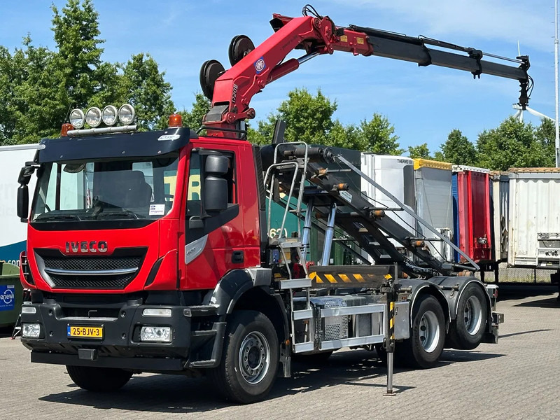 Iveco Stralis 400 6x2 HMF 1720 K3 Kraan Met 24T HTS Kabel Systeem / Rotator / Euro 6 - Veoauto - kaablisüsteem, Kraanaga veoauto: pilt 1 Iveco Stralis 400 6x2 HMF 1720 K3 Kraan Met 24T HTS Kabel Systeem / Rotator / Euro 6 - Veoauto - kaablisüsteem, Kraanaga veoauto: pilt 1