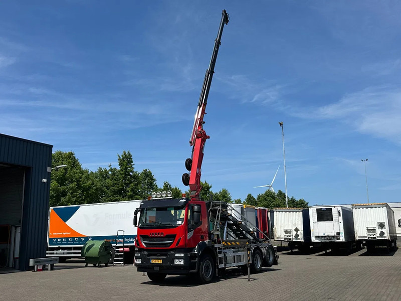 Iveco Stralis 400 6x2 HMF 1720 K3 Kraan Met 24T HTS Kabel Systeem / Rotator / Euro 6 - Veoauto - kaablisüsteem, Kraanaga veoauto: pilt 2 Iveco Stralis 400 6x2 HMF 1720 K3 Kraan Met 24T HTS Kabel Systeem / Rotator / Euro 6 - Veoauto - kaablisüsteem, Kraanaga veoauto: pilt 2