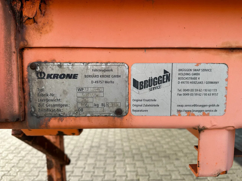 Krone BDF Schuifzeil/Dak Wissellaadbak - Merekonteiner: pilt 5 Krone BDF Schuifzeil/Dak Wissellaadbak - Merekonteiner: pilt 5