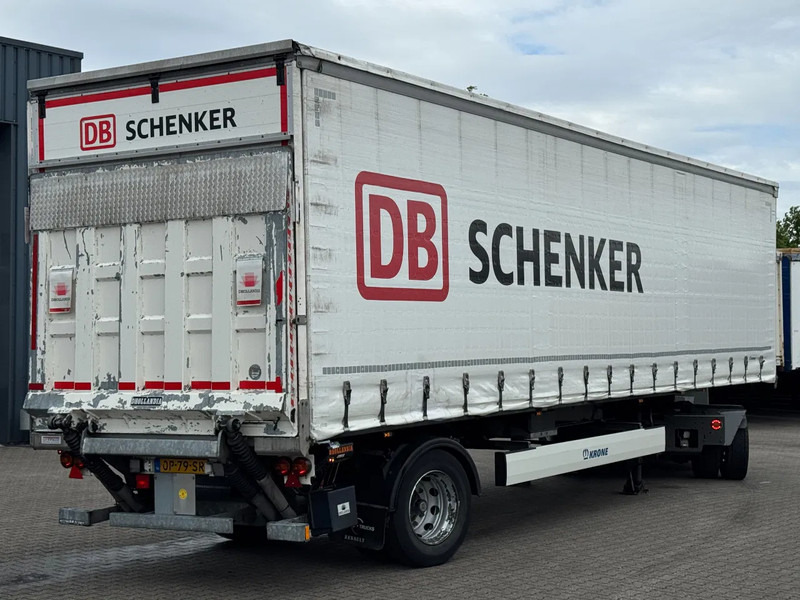 Krone City trailer met schuifzeilen / 2500 Laadklep / Stuur-as / APK - Tentpoolhaagis: pilt 1 Krone City trailer met schuifzeilen / 2500 Laadklep / Stuur-as / APK - Tentpoolhaagis: pilt 1