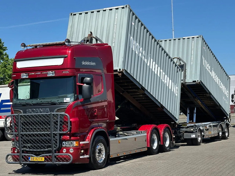 Scania R620-V8 6x4 Joab 20T Haakarm+Nor Slep Kipper / 298Tkm! Ex *Driving School* / Retarder - Konkstõstukiga veoauto: pilt 1 Scania R620-V8 6x4 Joab 20T Haakarm+Nor Slep Kipper / 298Tkm! Ex *Driving School* / Retarder - Konkstõstukiga veoauto: pilt 1