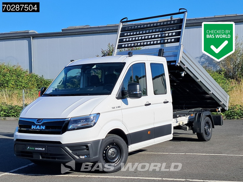 MAN TGE 3.180 Neu! Dreiseitenkipper Automatik 2025 Facelift 180PS AHK LED Klima Tempomat Navi ACC Euro6 Kieper 3m3 A/C Towbar Cruise control - Tarbesõiduk kallur: pilt 1 MAN TGE 3.180 Neu! Dreiseitenkipper Automatik 2025 Facelift 180PS AHK LED Klima Tempomat Navi ACC Euro6 Kieper 3m3 A/C Towbar Cruise control - Tarbesõiduk kallur: pilt 1