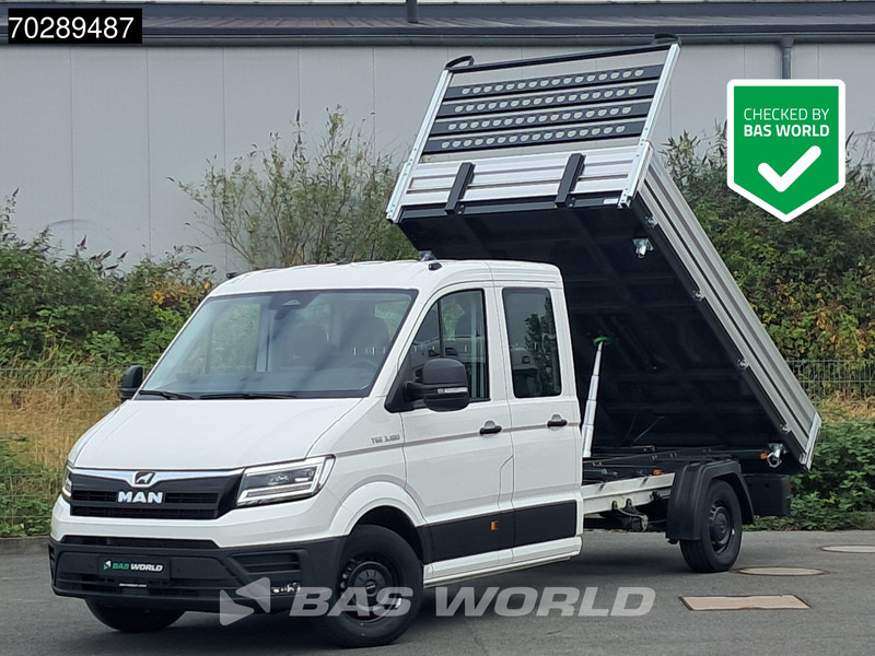 MAN TGE 3.180 Neu! Dreiseitenkipper Automatik 2025 Facelift 180PS AHK LED Klima Tempomat Navi ACC Euro6 Kieper 3m3 A/C Towbar Cruise control - Tarbesõiduk kallur: pilt 1 MAN TGE 3.180 Neu! Dreiseitenkipper Automatik 2025 Facelift 180PS AHK LED Klima Tempomat Navi ACC Euro6 Kieper 3m3 A/C Towbar Cruise control - Tarbesõiduk kallur: pilt 1