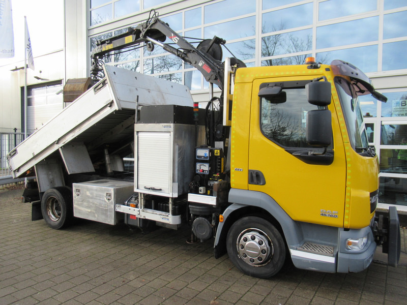 DAF LF45.160 EEV Kipper + HIAB 044 D-3 RF Kran Crane - Kallurauto, Kraanaga veoauto: pilt 3 DAF LF45.160 EEV Kipper + HIAB 044 D-3 RF Kran Crane - Kallurauto, Kraanaga veoauto: pilt 3