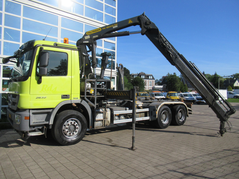Mercedes-Benz Actros 2632 6X4 Steel + Palfinger PK18002-EH + 20T Haak Hook Haken - Konteinerveduk/ Tõstukiga veoauto, Kraanaga veoauto: pilt 2 Mercedes-Benz Actros 2632 6X4 Steel + Palfinger PK18002-EH + 20T Haak Hook Haken - Konteinerveduk/ Tõstukiga veoauto, Kraanaga veoauto: pilt 2