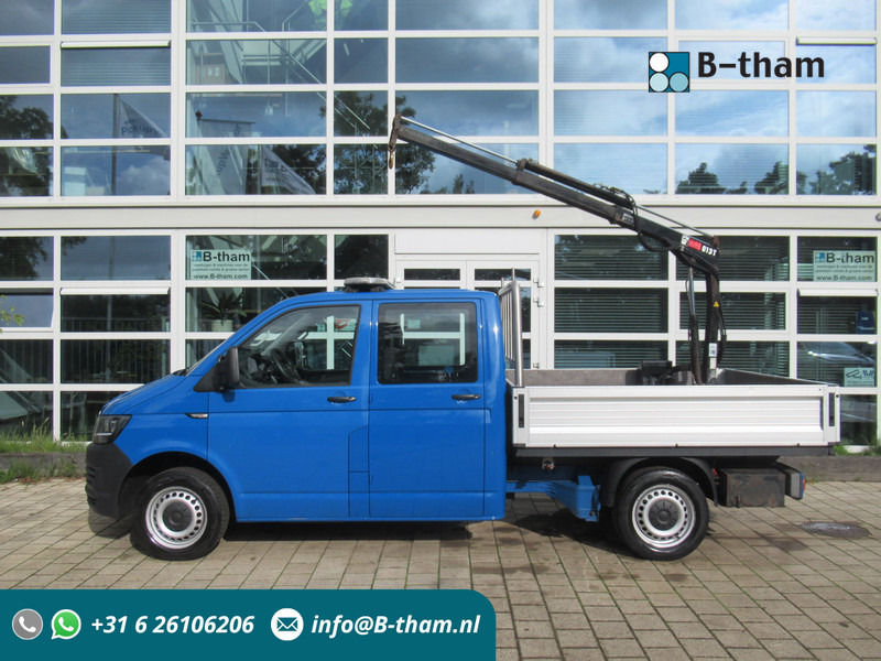 Volkswagen Transporter 2.0 TDI 75KW L2 DOKA + HIAB Dubbelcabine Comfort - Madelauto, Meeskonnaauto: pilt 1 Volkswagen Transporter 2.0 TDI 75KW L2 DOKA + HIAB Dubbelcabine Comfort - Madelauto, Meeskonnaauto: pilt 1