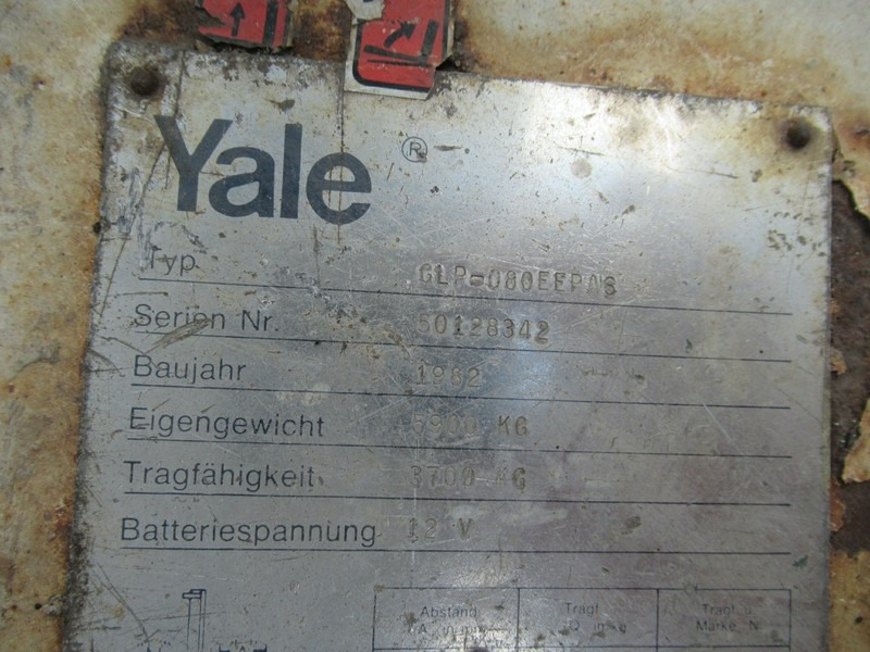 Yale GLP 080EEPAS 3.7T - Gaasitõstuk: pilt 4 Yale GLP 080EEPAS 3.7T - Gaasitõstuk: pilt 4