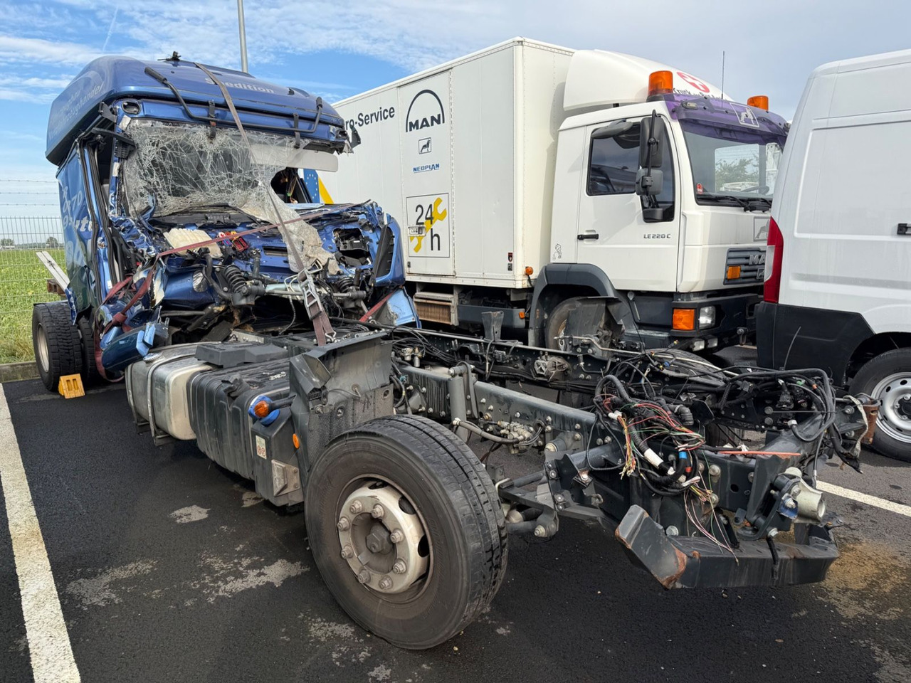Iveco Eurocargo 110EL250 Unfallchassis - Treilerveoauto: pilt 2 Iveco Eurocargo 110EL250 Unfallchassis - Treilerveoauto: pilt 2
