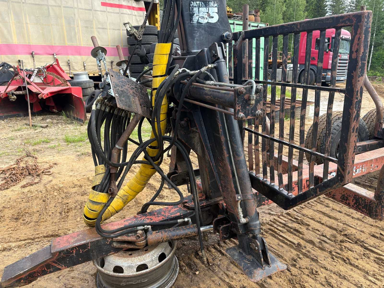 Forest trailer with Cartridge 755 crane - Metsahaagis: pilt 2 Forest trailer with Cartridge 755 crane - Metsahaagis: pilt 2