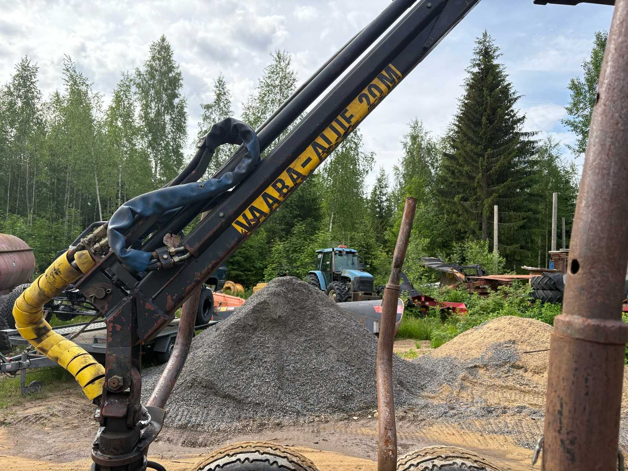 Forest trailer with Cartridge 755 crane - Metsahaagis: pilt 2 Forest trailer with Cartridge 755 crane - Metsahaagis: pilt 2