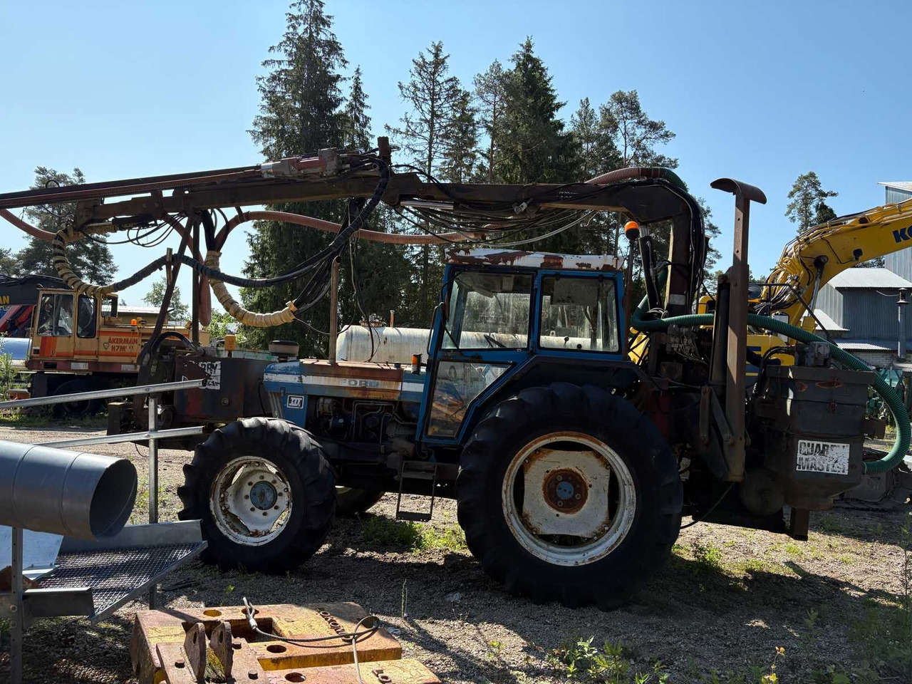 Rock drill Doofor DF530S and Tractor Ford New Holland 5610 - Muu seadmestik: pilt 5 Rock drill Doofor DF530S and Tractor Ford New Holland 5610 - Muu seadmestik: pilt 5