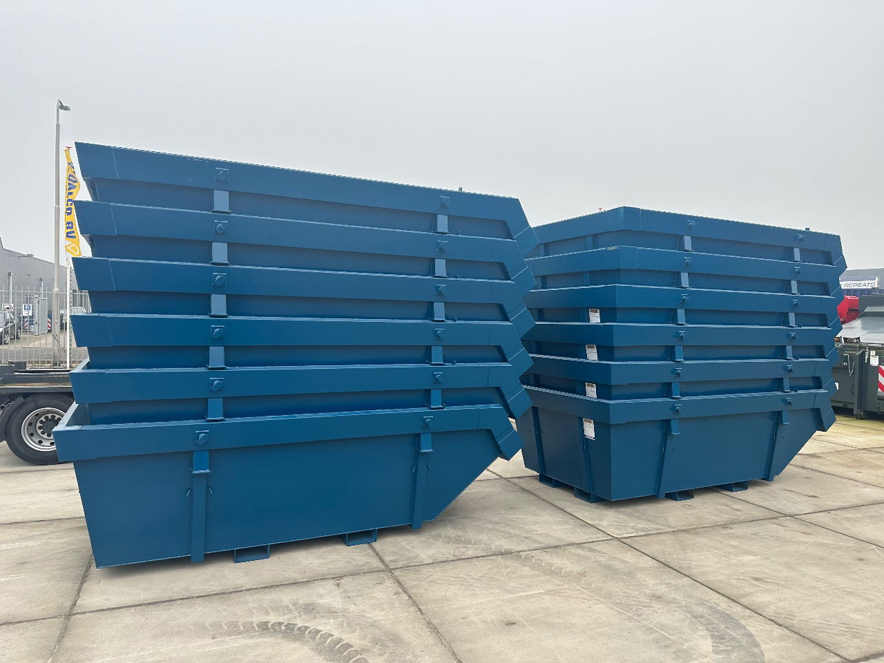 Sidalco 6m3 met heftruck lepel kokers - Liftdumper konteiner: pilt 2 Sidalco 6m3 met heftruck lepel kokers - Liftdumper konteiner: pilt 2