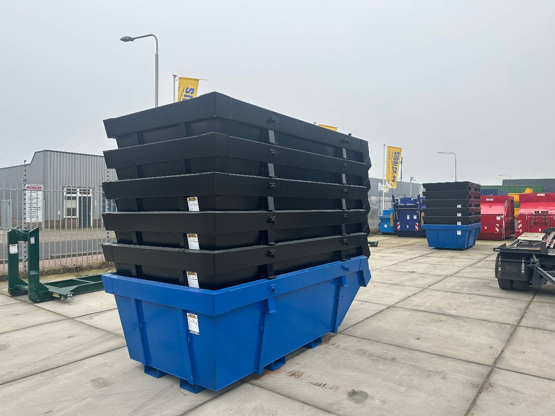Sidalco 6m3 met heftruck lepel kokers - Liftdumper konteiner: pilt 5 Sidalco 6m3 met heftruck lepel kokers - Liftdumper konteiner: pilt 5