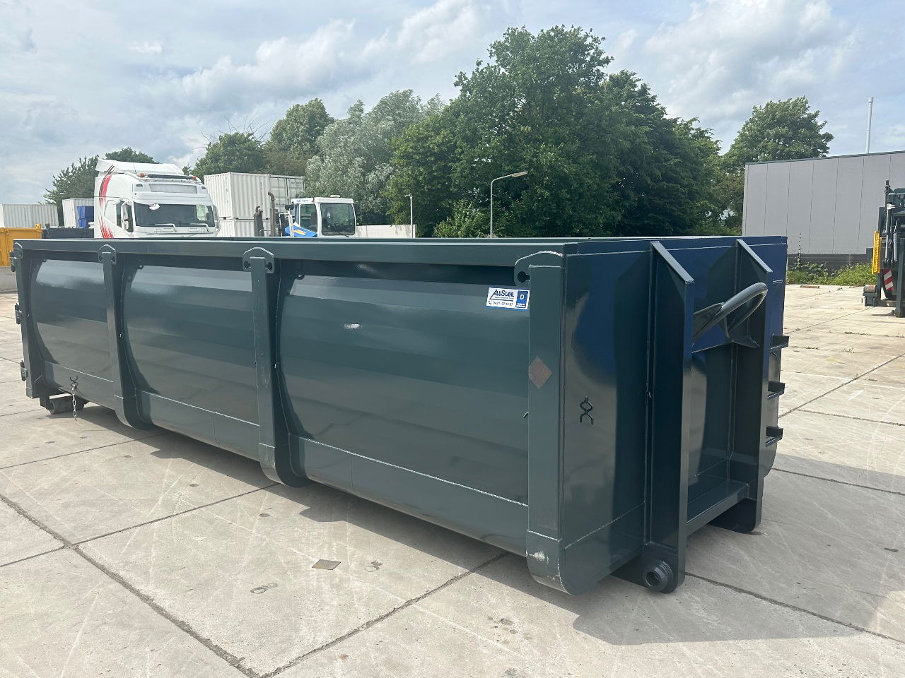 Alustahl 22 m3 rond model - Vahetuskere/ Konteiner: pilt 1 Alustahl 22 m3 rond model - Vahetuskere/ Konteiner: pilt 1