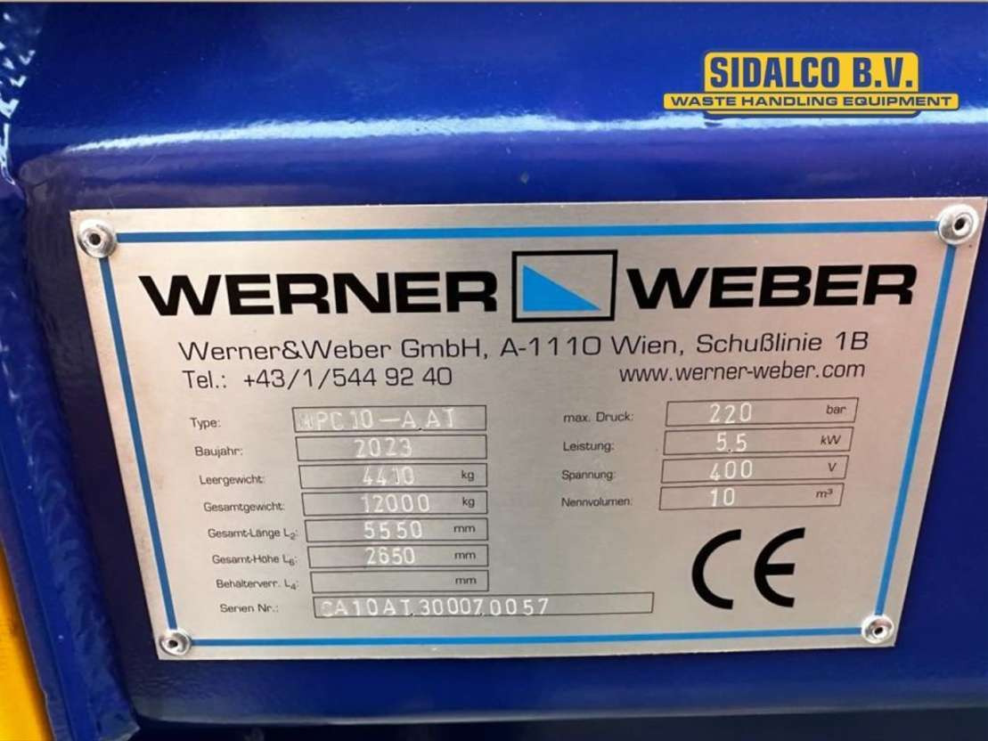 Werner & Weber MPC 10 met kiep systeem portaalarm opname - Liftdumper konteiner: pilt 3 Werner & Weber MPC 10 met kiep systeem portaalarm opname - Liftdumper konteiner: pilt 3