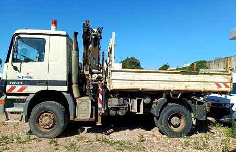 Mercedes-Benz ACTROS 1831 4X4 KRAN MEILER ALLRAD ATLAS KRAN - Kallurauto, Kraanaga veoauto: pilt 5 Mercedes-Benz ACTROS 1831 4X4 KRAN MEILER ALLRAD ATLAS KRAN - Kallurauto, Kraanaga veoauto: pilt 5