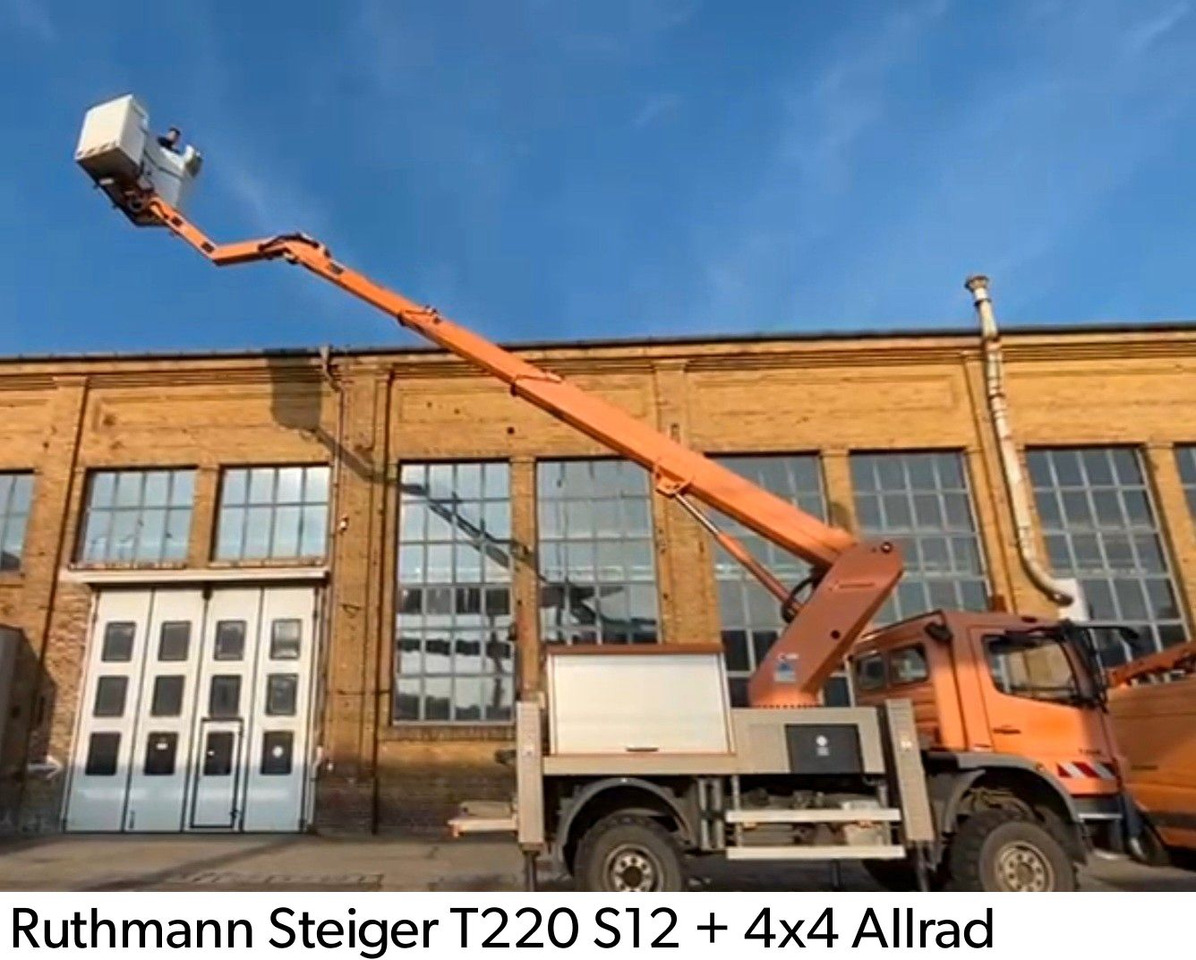Mercedes-Benz ATEGO 4X4 1324 Hub Steiger Ruthmann T220 - Veoautolt tõusev platvorm: pilt 1 Mercedes-Benz ATEGO 4X4 1324 Hub Steiger Ruthmann T220 - Veoautolt tõusev platvorm: pilt 1