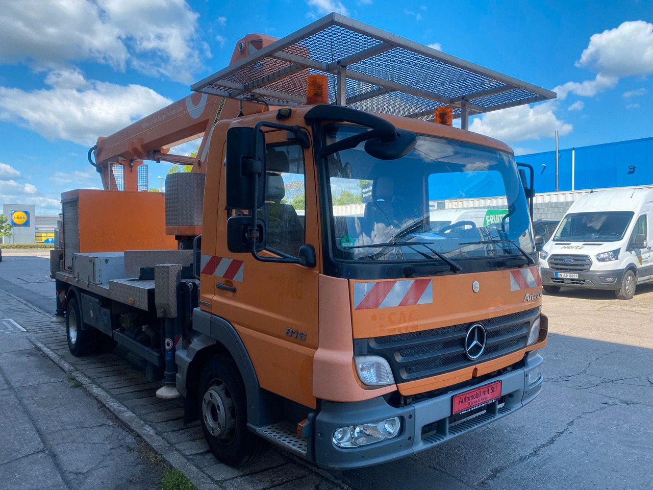 Mercedes-Benz ATEGO WUMAG ELEVANT WT230 23m TÜV - Veoautolt tõusev platvorm: pilt 2 Mercedes-Benz ATEGO WUMAG ELEVANT WT230 23m TÜV - Veoautolt tõusev platvorm: pilt 2