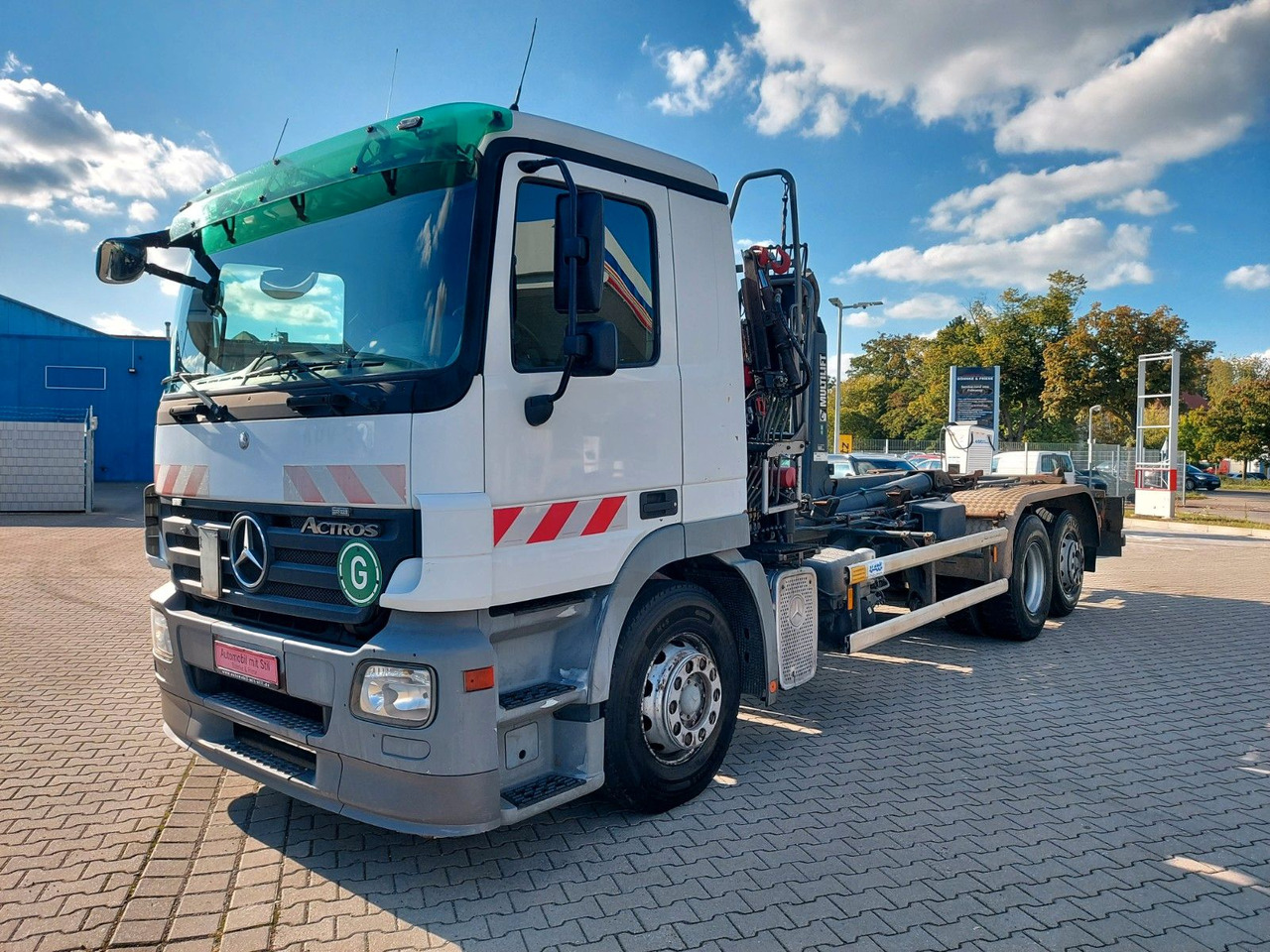 Mercedes-Benz Actros 6-Zyl. 2541 HMF KRAN ABROLLKIPPER - Konkstõstukiga veoauto, Kraanaga veoauto: pilt 3 Mercedes-Benz Actros 6-Zyl. 2541 HMF KRAN ABROLLKIPPER - Konkstõstukiga veoauto, Kraanaga veoauto: pilt 3