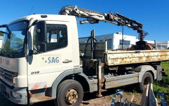 Mercedes-Benz Atego 2 4-Zyl. 4x2 918 4x2 KRAN TEREX 65.2 - Kallurauto, Kraanaga veoauto: pilt 3 Mercedes-Benz Atego 2 4-Zyl. 4x2 918 4x2 KRAN TEREX 65.2 - Kallurauto, Kraanaga veoauto: pilt 3