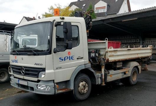 Mercedes-Benz Atego 2 4-Zyl. 4x2 918 4x2 MEILER HIAB066 FERNB - Kallurauto, Kraanaga veoauto: pilt 1 Mercedes-Benz Atego 2 4-Zyl. 4x2 918 4x2 MEILER HIAB066 FERNB - Kallurauto, Kraanaga veoauto: pilt 1