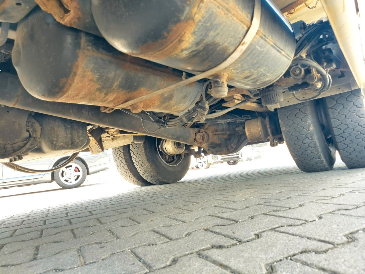 Kallurauto, Kraanaga veoauto Mercedes-Benz Atego 2 918 3-Seiten Kipper KRAN TEREX 65.2: pilt 24