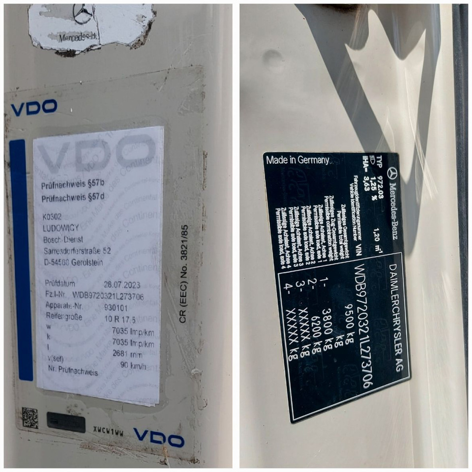 Kallurauto, Kraanaga veoauto Mercedes-Benz Atego 2 918 3-Seiten Kipper KRAN TEREX 65.2: pilt 27