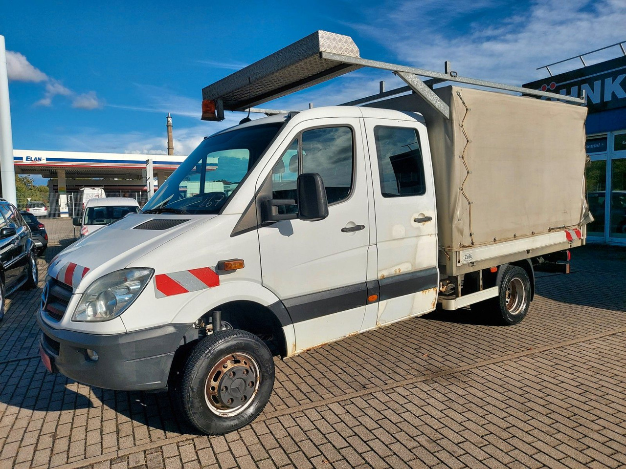 Mercedes-Benz Sprinter II Pritsche DoKa 516 4X4 Plane 6 Sitze - Tent tarbesõiduk, Meeskonnaauto: pilt 3 Mercedes-Benz Sprinter II Pritsche DoKa 516 4X4 Plane 6 Sitze - Tent tarbesõiduk, Meeskonnaauto: pilt 3