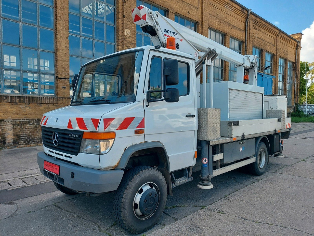Mercedes-Benz VARIO 814D HUB Steiger WUMAG WDT 155 4X4 ALLRAD - Veoautolt tõusev platvorm: pilt 5 Mercedes-Benz VARIO 814D HUB Steiger WUMAG WDT 155 4X4 ALLRAD - Veoautolt tõusev platvorm: pilt 5
