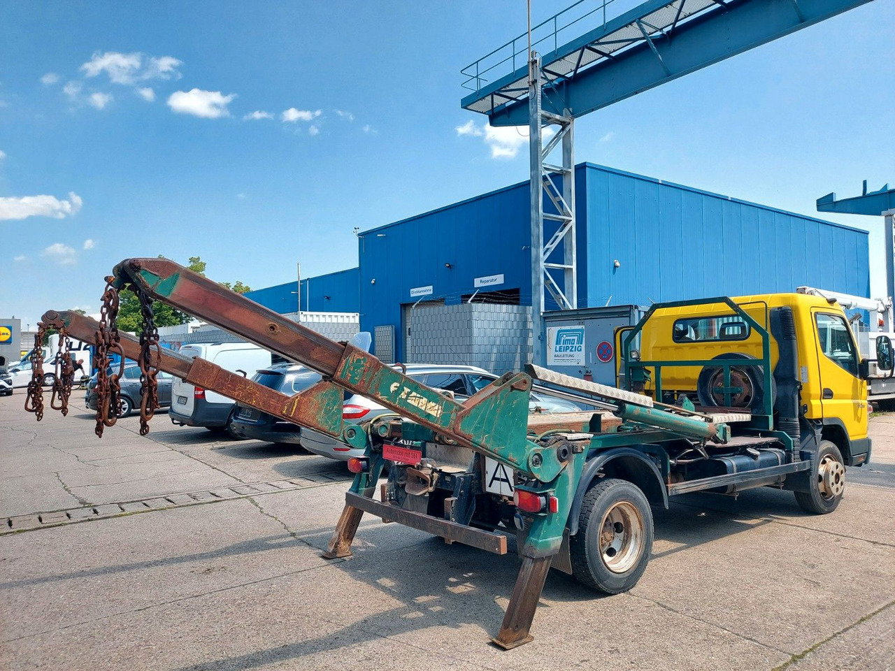 Mitsubishi Canter 7C18 Absetzer Kipper Meier Ratio 4500kg - Nöörtõstukiga veoauto: pilt 3 Mitsubishi Canter 7C18 Absetzer Kipper Meier Ratio 4500kg - Nöörtõstukiga veoauto: pilt 3
