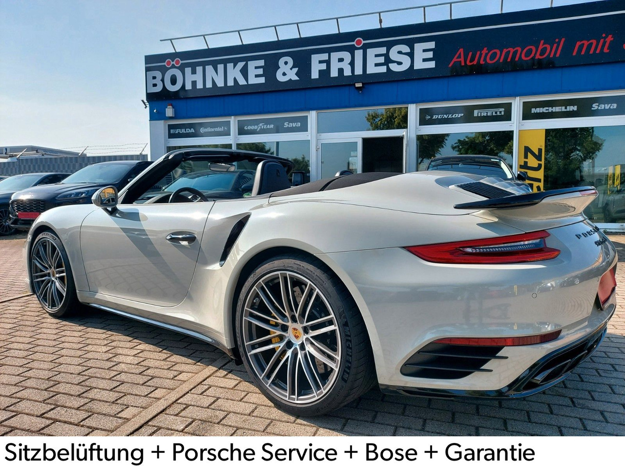 Porsche 911 Turbo S Cabriolet ACC Bose Sitzlüft Garantie - Auto: pilt 1 Porsche 911 Turbo S Cabriolet ACC Bose Sitzlüft Garantie - Auto: pilt 1